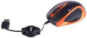 NATEC NMY-0240 HAWK USB LAPTOP MOUSE ORANGE/BLACK