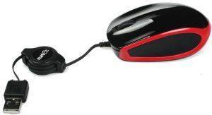 NATEC NMY-0242 VIPER USB LAPTOP MOUSE BLACK/RED