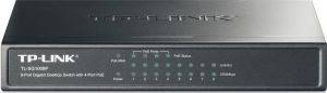TP-LINK TL-SG1008P 8-PORT GIGABIT DESKTOP SWITCH WITH 4-PORT POE TP-LINK TL-SG1008P 8-PORT GIGABIT DESKTOP SWITCH WITH 4-PORT POE