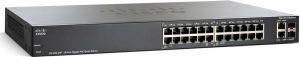 CISCO SLM2024PT 24-PORT GIGABIT POE SMART SWITCH RACKMOUNT + 2XSFP PORTS