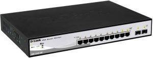 D-LINK DGS-1210-10P 10-PORT GIGABIT SMART SWITCH WITH 2 COMBO SFP PORTS D-LINK DGS-1210-10P 10-PORT GIGABIT SMART SWITCH WITH 2 COMBO SFP PORTS