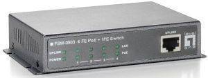 LEVEL ONE FSW-0503 5-PORT (4 POE + 1 UPLINK) SWITCH
