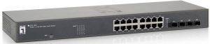 LEVEL ONE GES-1650 19\'\' 16-PORT GIGABIT ETHERNET + 4XSFP WEB SMART SWITCH