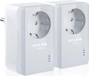 TP-LINK TL-PA4010PKIT AV500 POWERLINE ADAPTER WITH AC PASS THROUGH STARTER KIT