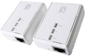 LEVEL ONE PLI-4052D 500MBPS NANO POWERLINE ADAPTER DUAL PACK