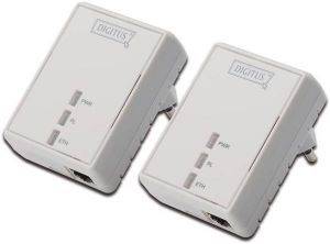 DIGITUS DN-15027 HIGH-SPEED POWERLINE STARTER KIT 200MBPS DIGITUS DN-15027 HIGH-SPEED POWERLINE STARTER KIT 200MBPS