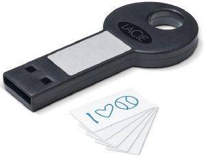 LACIE 9000140 LABELKEY 8GB USB2.0 FLASH DRIVE