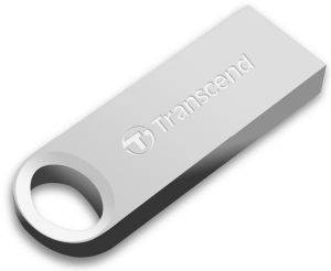 TRANSCEND TS8GJF520S JETFLASH 520 8GB USB2.0 FLASH DRIVE SILVER PLATING BOX