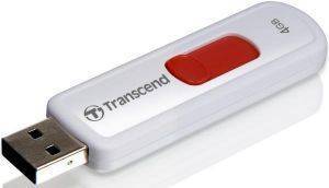 TRANSCEND TS4GJF530 JETFLASH 530 4GB USB2.0 FLASH DRIVE WHITE