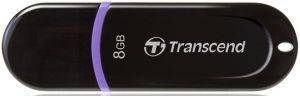 TRANSCEND TS8GJF300 JETFLASH 300 8GB USB2.0 FLASH DRIVE BLACK