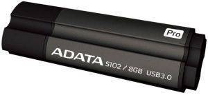 ADATA SUPERIOR S102 PRO 8GB USB3.0 FLASH DRIVE GRAY