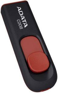 ADATA CLASSIC C008 16GB USB2.0 FLASH DRIVE BLACK/RED ADATA CLASSIC C008 16GB USB2.0 FLASH DRIVE BLACK/RED