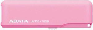 ADATA DASHDRIVE UV110 16GB USB2.0 FLASH DRIVE PINK