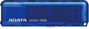 ADATA DASHDRIVE UV110 16GB USB2.0 FLASH DRIVE BLUE ADATA DASHDRIVE UV110 16GB USB2.0 FLASH DRIVE BLUE