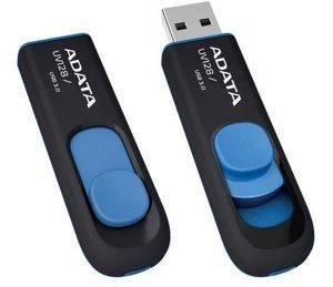 ADATA DASHDRIVE UV128 8GB USB3.0 FLASH DRIVE BLACK/BLUE