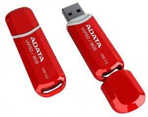 ADATA DASHDRIVE UV150 8GB USB3.0 FLASH DRIVE RED