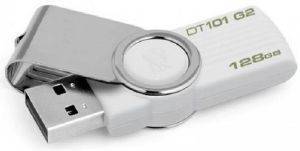 KINGSTON DT101G2/128GB DATA TRAVELER 101 G2 128GB USB2.0 WHITE