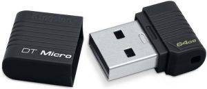 KINGSTON DTMCK/64GB DATA TRAVELER MICRO 64GB USB 2.0 BLACK KINGSTON DTMCK/64GB DATA TRAVELER MICRO 64GB USB 2.0 BLACK