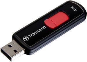TRANSCEND TS4GJF500 JETFLASH 500 4GB USB2.0 FLASH DRIVE