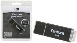 MUSHKIN MKNUFDVS32GB VENTURA PLUS 32GB USB3.0 FLASH DRIVE BLACK