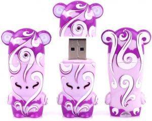 MIMOBOT CORE SERIES 8GB SWIRL USB2.0 FLASH DRIVE