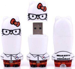 MIMOBOT HELLO KITTY 8GB NERD KITTY USB2.0 FLASH DRIVE