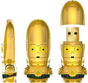 MIMOBOT STAR WARS 8GB C-3PO USB2.0 FLASH DRIVE