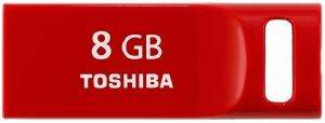 TOSHIBA SURUGA 8GB USB2.0 FLASH DRIVE RED