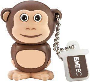 EMTEC EKMMD8GM322 M322 8GB ANIMALS MONKEY USB2.0 FLASH DRIVE