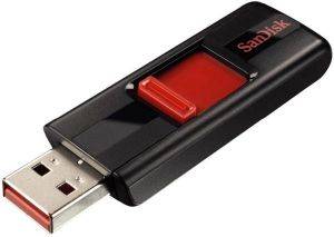 SANDISK CRUZER 8GB USB FLASH DRIVE SDCZ36-008G-B35