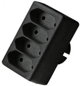 ADAPTER 4-WAY, BLACK