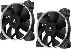 CORSAIR AIR SERIES SP120 HIGH PERFORMANCE EDITION HIGH STATIC PRESSURE 120MM FAN TWIN PACK