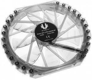 BITFENIX SPECTRE PRO 230MM FAN WHITE LED - BLACK