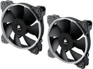 CORSAIR AIR SERIES SP120 PWM HIGH PERFORMANCE EDITION HIGH STATIC PRESSURE FAN TWIN PACK