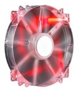 COOLERMASTER R4-LUS-07AR-GP MEGAFLOW 200MM RED LED SILENT FAN