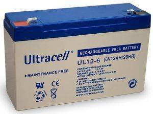 ULTRACELL UL12-6 6V/12AH REPLACEMENT BATTERY ULTRACELL UL12-6 6V/12AH REPLACEMENT BATTERY