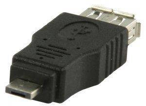 VALUELINE VLCP60903B USB A FEMALE - USB MICRO A MALE USB2.0 ADAPTER