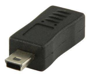 VALUELINE VLCP60907B USB MICRO B FEMALE - USB MINI 5-PIN MALE USB2.0 ADAPTER VALUELINE VLCP60907B USB MICRO B FEMALE - USB MINI 5-PIN MALE USB2.0 ADAPTER