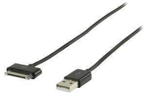 VALUELINE VLMP39100B1.00 DATA AND CHARGING CABLE BLACK