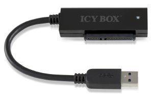 RAIDSONIC ICY BOX IB-AC6031-U3 ADAPTER CABLE FOR 2.5'' SATA SSD/HDD TO USB 3.0 BLACK