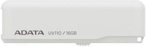 ADATA DASHDRIVE UV110 16GB USB2.0 FLASH DRIVE WHITE ADATA DASHDRIVE UV110 16GB USB2.0 FLASH DRIVE WHITE