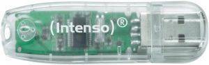INTENSO 3502480 RAINBOW LINE 32GB USB2.0 FLASH MEMORY TRANSPARENT INTENSO 3502480 RAINBOW LINE 32GB USB2.0 FLASH MEMORY TRANSPARENT