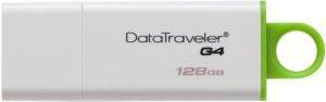 KINGSTON DTIG4/128GB DATATRAVELER G4 128GB USB3.0 FLASH DRIVE GREEN