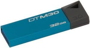 KINGSTON DTM30/32GB DATATRAVELER MINI 32GB USB3.0 CYAN