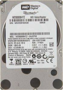 WESTERN DIGITAL WD5000BHTZ 500GB VELOCIRAPTOR SATA2