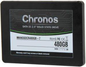 MUSHKIN MKNSSDCR480GB-7 CHRONOS 480GB 2.5\'\' SSD 7MM SATA3