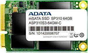 ADATA PREMIER PRO SP310 MSATA SSD 64GB SATA3