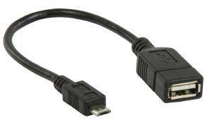 VALUELINE VLMP60515B0.20 USB2.0 A - MICRO B OTG DATA CABLE 0.20M VALUELINE VLMP60515B0.20 USB2.0 A - MICRO B OTG DATA CABLE 0.20M