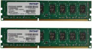 PATRIOT PSD34G1333K 4GB (2X2GB) DDR3 1333MHZ DUAL CHANNEL KIT