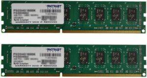 PATRIOT PSD34G1333K 4GB (2X2GB) DDR3 1333MHZ DUAL CHANNEL KIT PATRIOT PSD34G1333K 4GB (2X2GB) DDR3 1333MHZ DUAL CHANNEL KIT